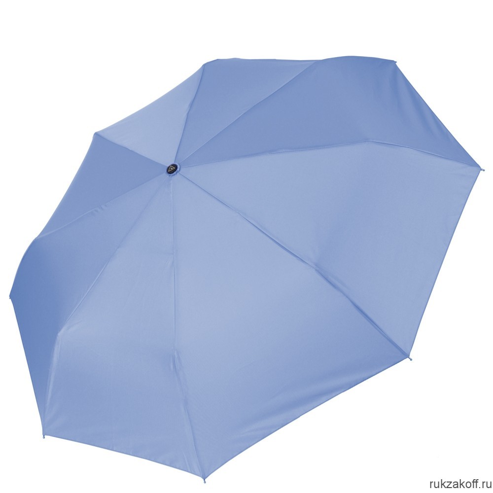 Женский зонт Fabretti UFN0002-9 автомат, 3 сложения, эпонж голубой