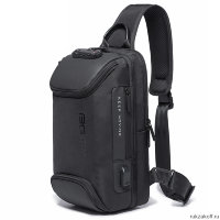 Однолямочный рюкзак BANGE BG7082 Чёрный