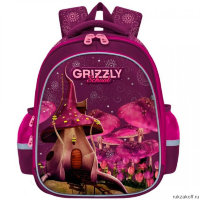 Рюкзак школьный Grizzly RAz-086-7 Фиолетовый