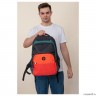 Рюкзак GRIZZLY RU-330-3 черный - оранжевый