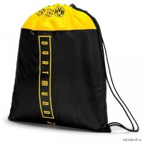 Мешок для обуви Puma BVB Fan Gym Sack Чёрный/Жёлтый