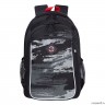 Рюкзак школьный GRIZZLY RB-252-3 черный - серый