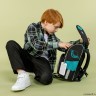 Рюкзак школьный с мешком GRIZZLY RAm-385-3/1 (/1 черный)
