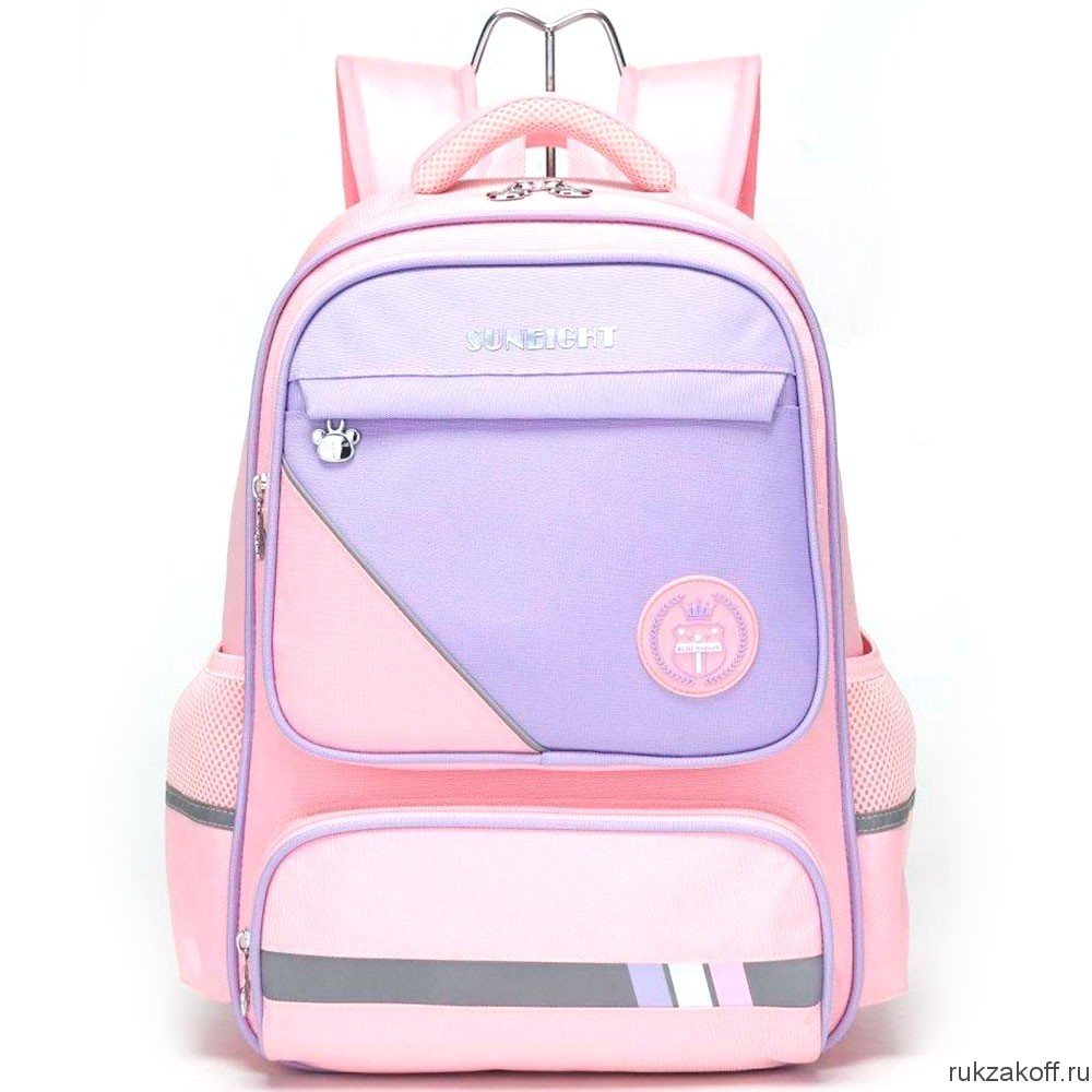Рюкзак школьный Sun eight SE-90038 розовый/фиолетовый