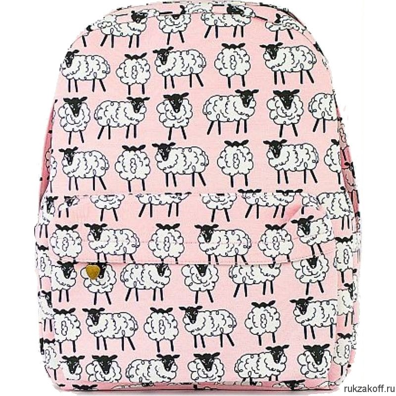 Рюкзак Стадо овечек (розовый)