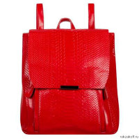 Кожаный рюкзак Monkking 516 Bright Red
