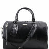 Дорожная сумка Tuscany Leather VOYAGER (даффл малый размер) Черный
