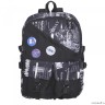 Молодежный рюкзак MERLIN 12297 черно-серый