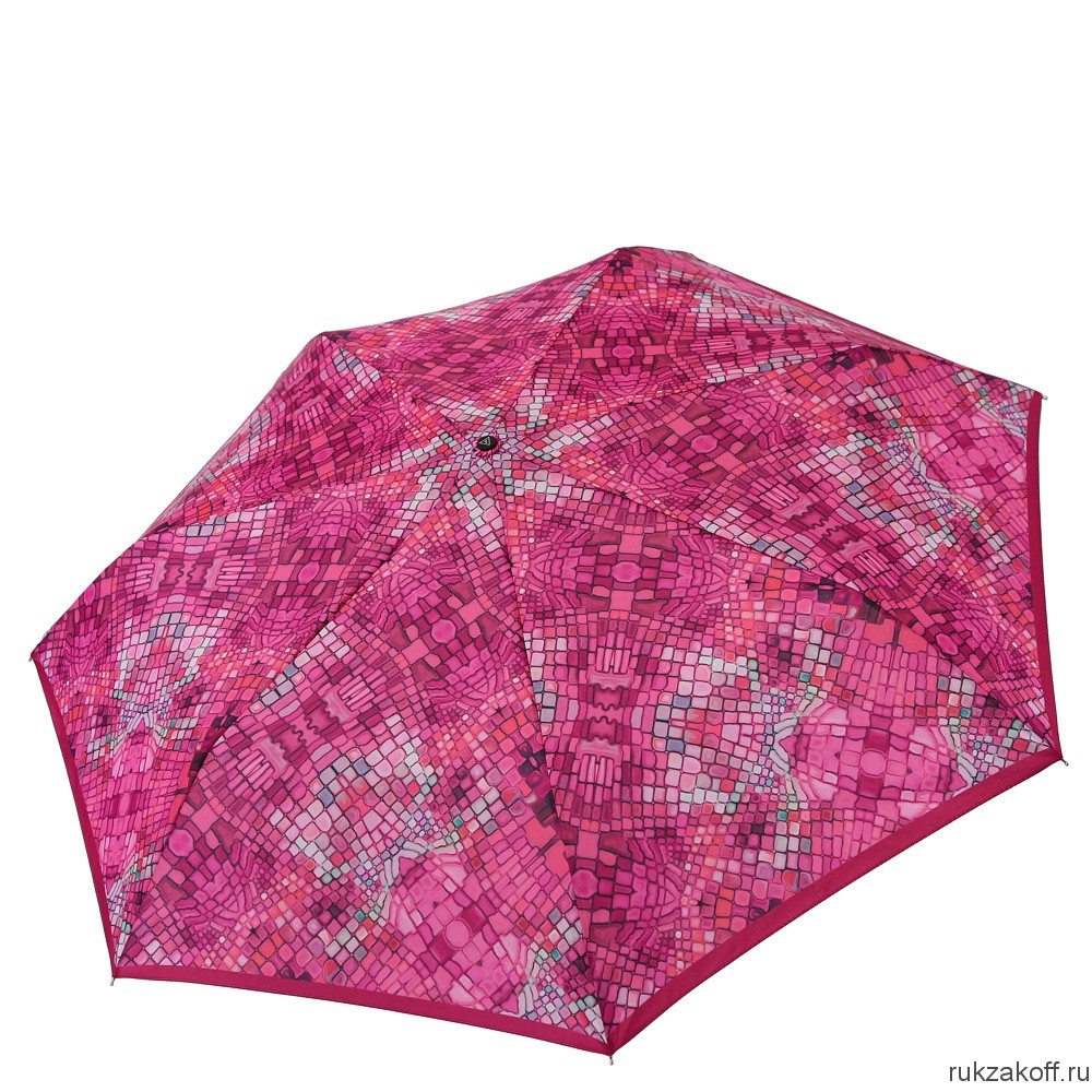 Женский зонт Fabretti P-20101-5 мини суперавтомат, 3 сложения,эпонж розовый