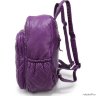Женский кожаный рюкзак Orsoro d-193 фиолетовый