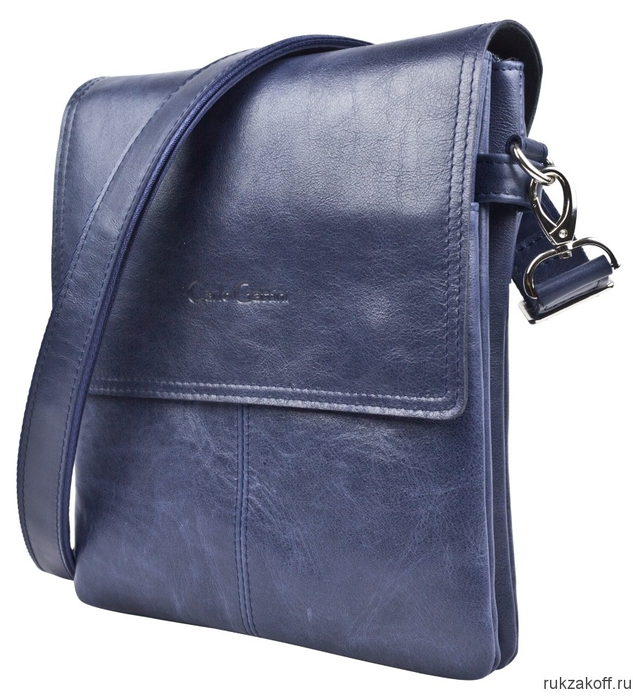 Кожаная мужская сумка Carlo Gattini Verbano blue