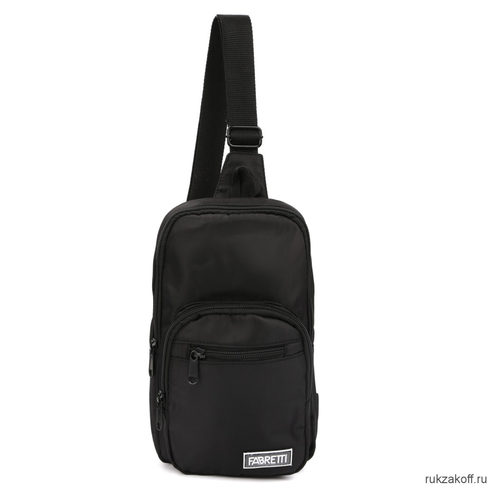 Однолямочный рюкзак FABRETTI 21011-2 черный