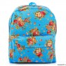 Рюкзак с букетами Garden (голубой)