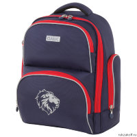 Рюкзак BRAUBERG CLASSIC Premium Lion синий