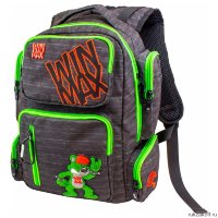 Рюкзак WINmax К-544 Черно-зеленый