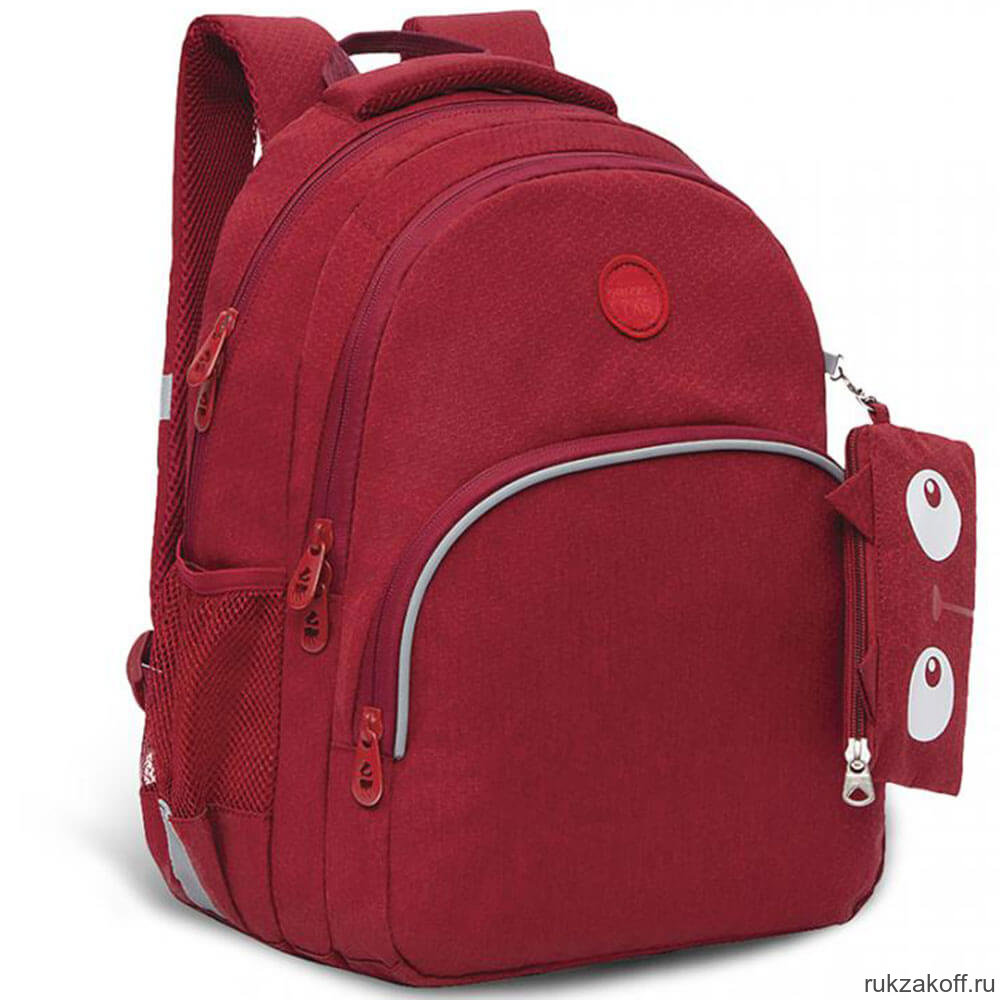 Рюкзак школьный Grizzly RG-160-11 красный
