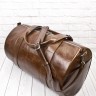 Кожаная дорожная сумка Faenza Premium brown (арт.  4033-02)