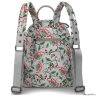 Женский кожаный рюкзак Orsoro d-460 цветы-вышивка
