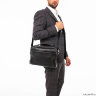 Кожаная мужская сумка Lakestone Anhor Black