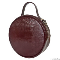 Кожаная женская сумка клатч Carlo Gattini Avio burgundy
