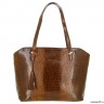Женская сумка B502 brown croco