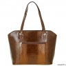Женская сумка B502 brown croco
