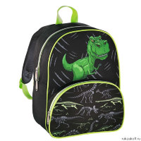 Детский рюкзак Hama Dino (черный/зеленый)