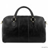 Дорожная сумка Tuscany Leather Lisbona (даффл маленький размер) Черный