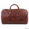 Дорожная сумка Tuscany Leather Lisbona (даффл большой размер) Коричневый