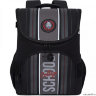 Рюкзак школьный Grizzly RAn-083-6 Чёрный/Красный