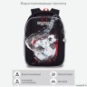 Рюкзак школьный GRIZZLY RAf-393-4/2 (/2 черный - красный)